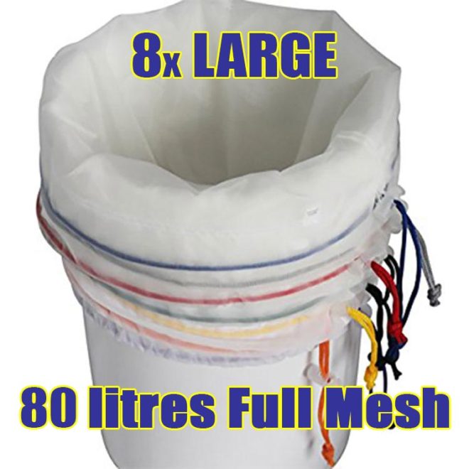 Bubble Bags Large 8 bag full mesh set